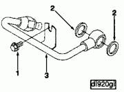 Слив топлива на двигателе Cummins B 5.9
